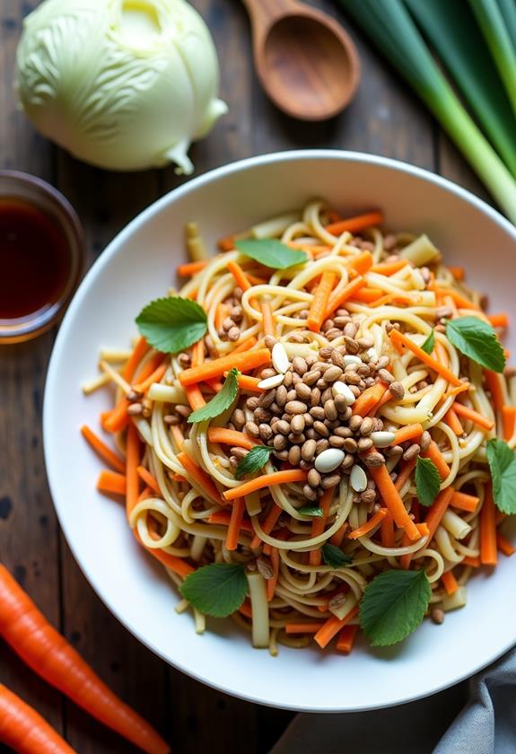 crunchy ramen noodle salad