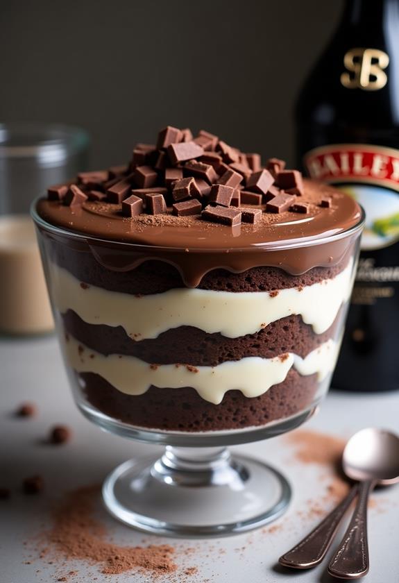 decadent baileys cheesecake dessert