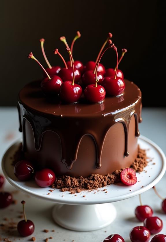 decadent chocolate cherry delight