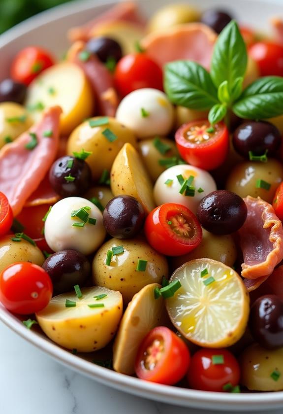 delicious antipasto potato salad