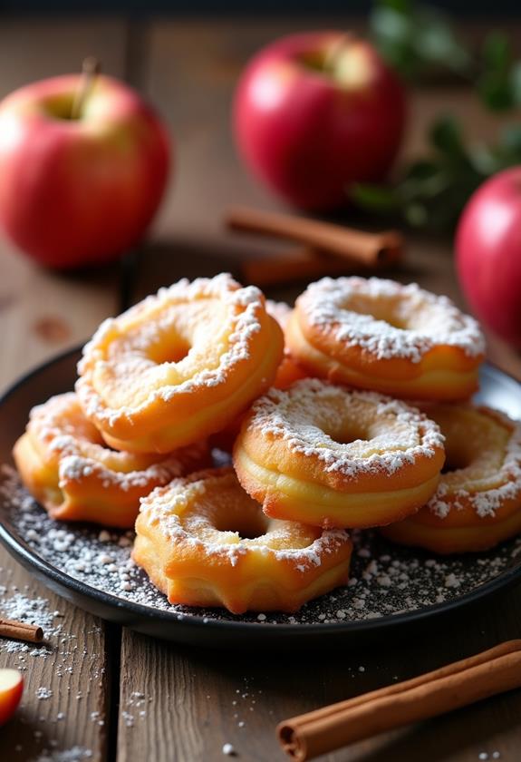 delicious baked apple fritters