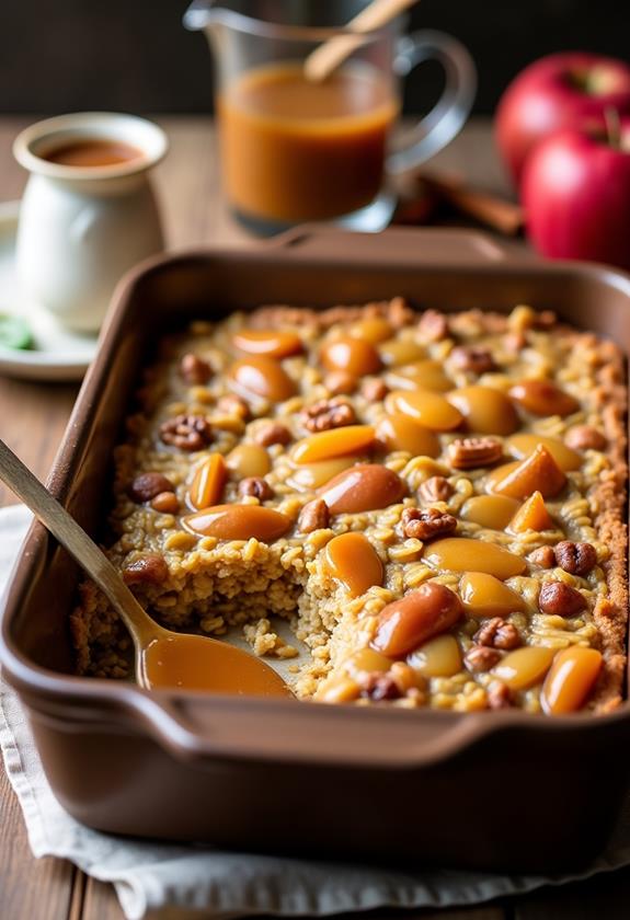 delicious caramel apple bake