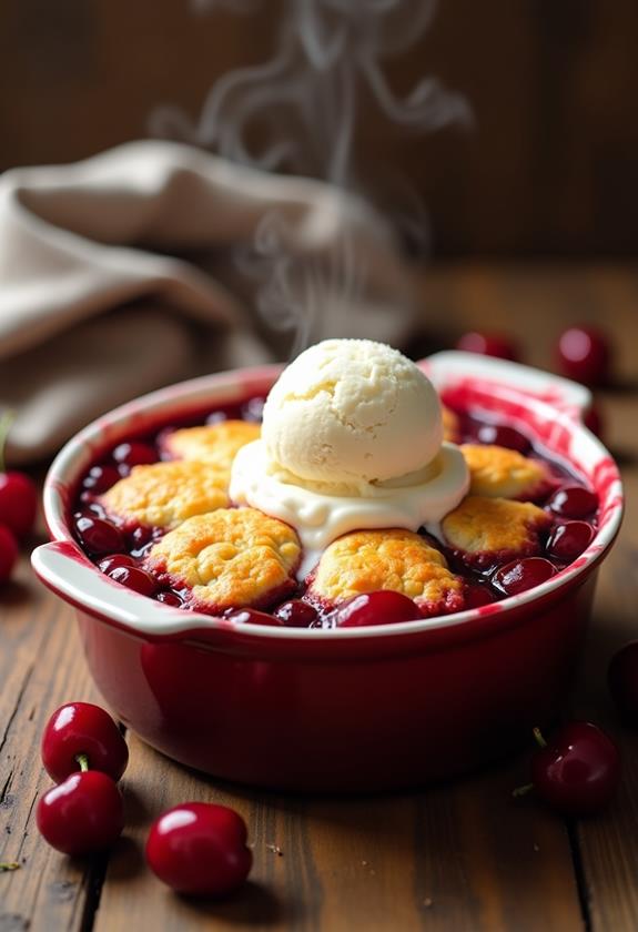 delicious cherry cobbler recipe