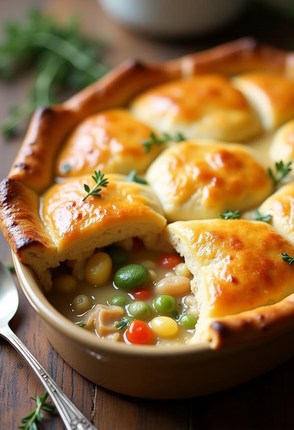 delicious chicken pot pie