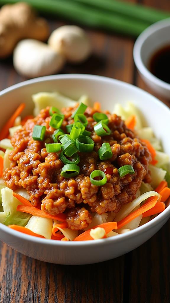 delicious egg roll bowl recipe