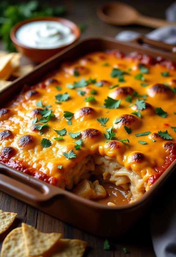 delicious fiesta chicken casserole