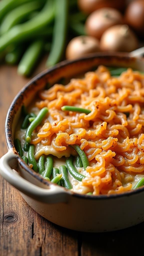 delicious green bean casserole