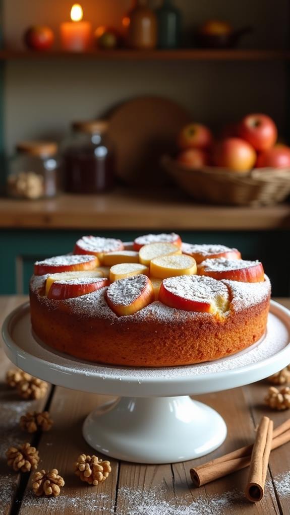 delicious homemade apple cake