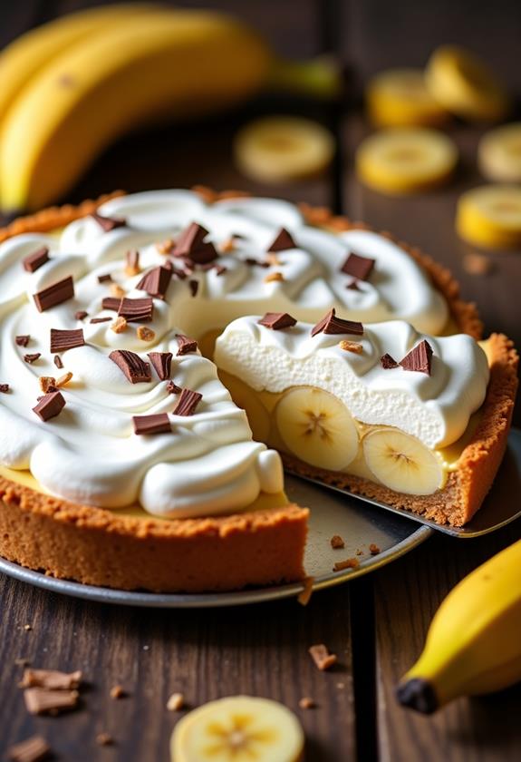 delicious homemade banana pie