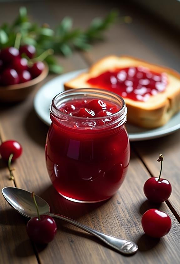 delicious homemade cherry jam