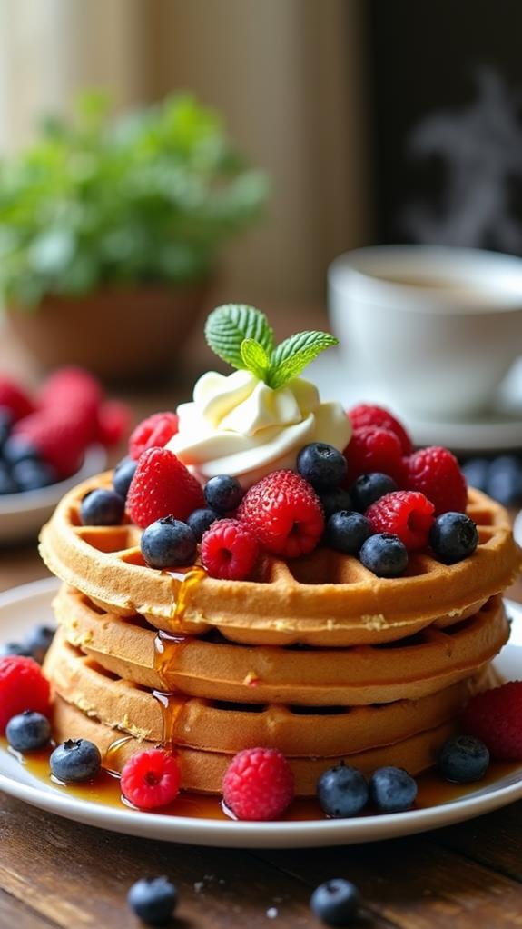 delicious homemade waffles recipe