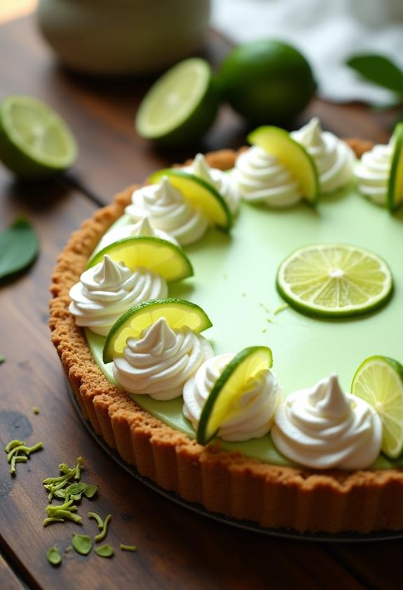 delicious key lime dessert