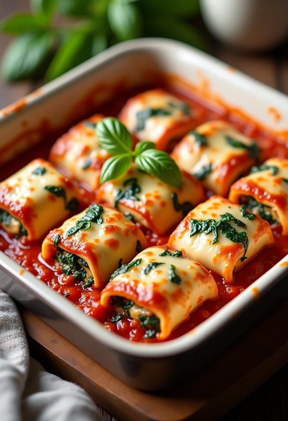 delicious lasagna roll ups