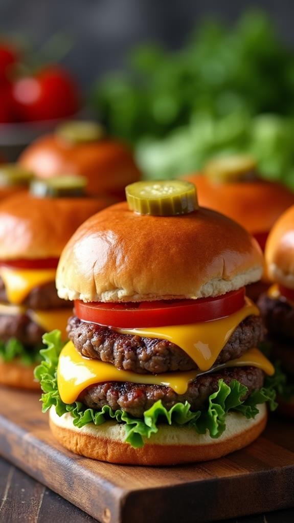 delicious mini cheeseburger sliders