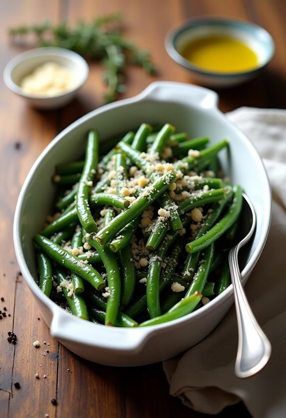 delicious roasted green beans