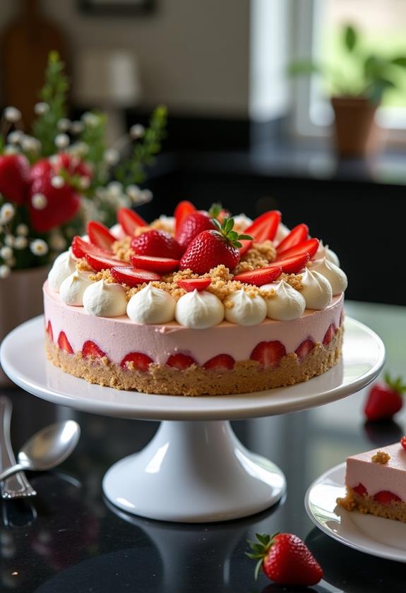 delicious strawberry crunch dessert