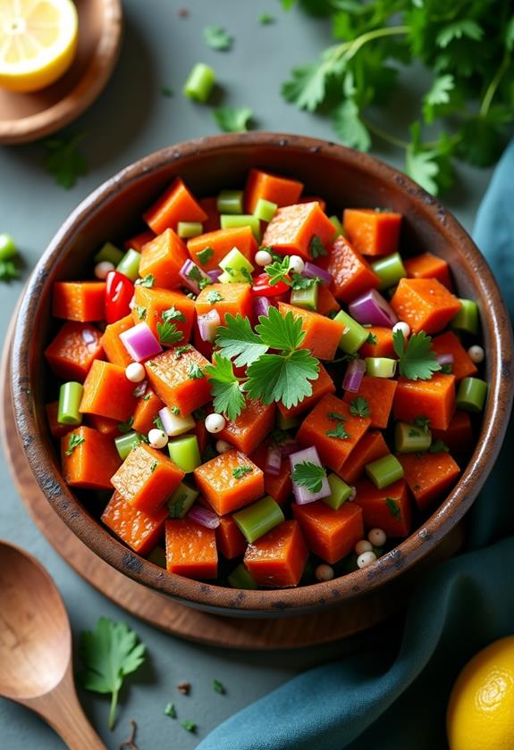 delicious sweet potato salad