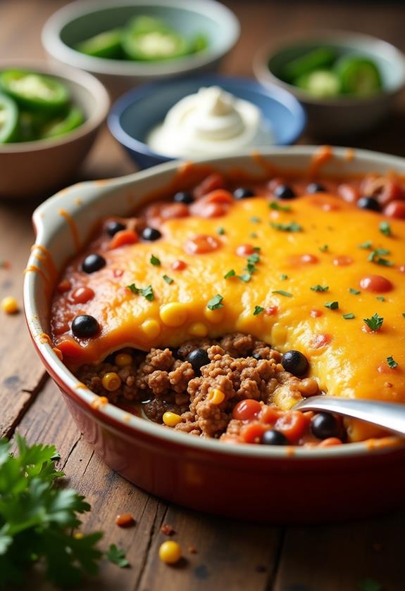 delicious tex mex casserole