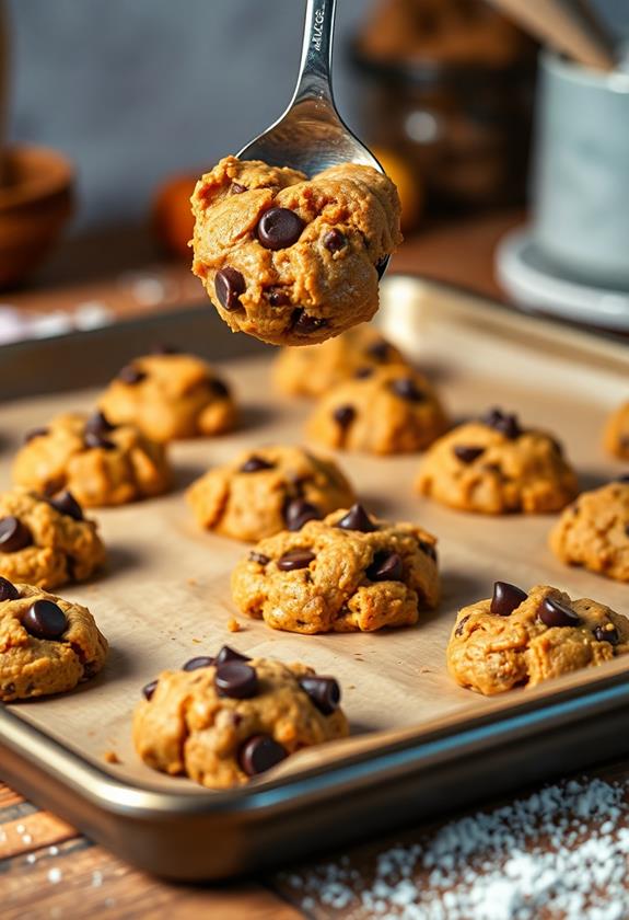 drop dough onto sheet