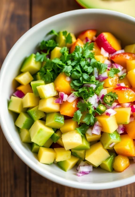 fold in chopped cilantro