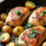 garlic butter chicken skillet