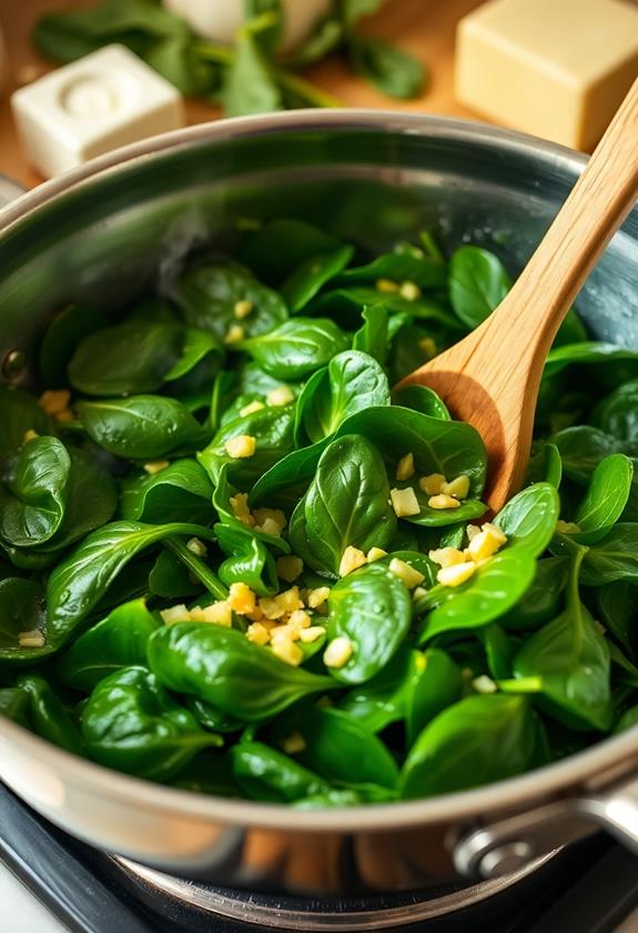 garlic wilted spinach recipe