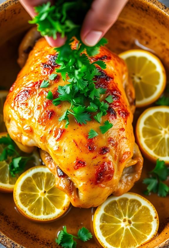 garnish with fresh parsley