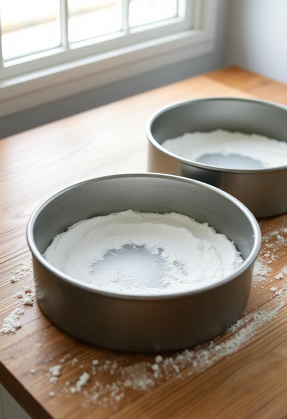 grease and flour pans