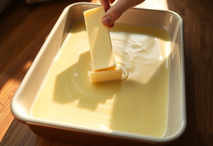 grease dish with butter