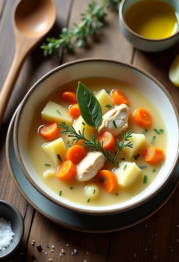 hearty chicken potato soup