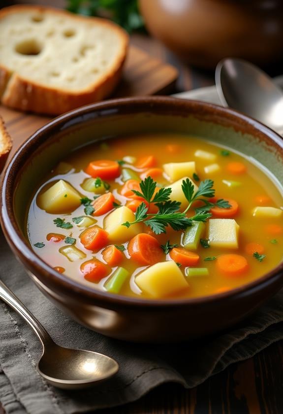 hearty german potato soup