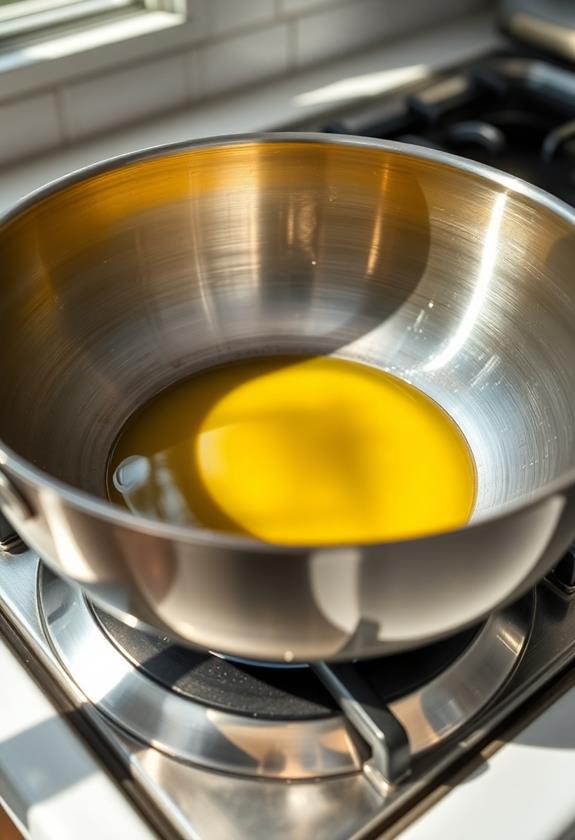 heat oil in skillet