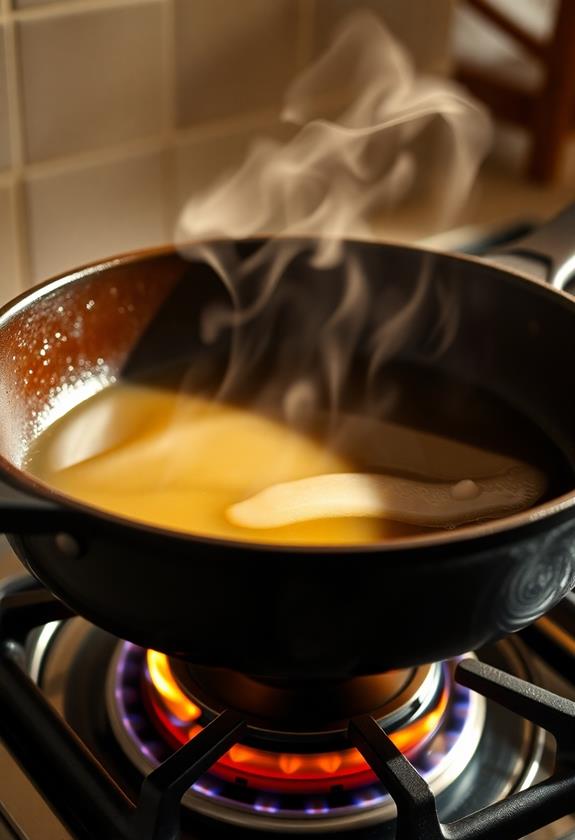 heat oil in skillet