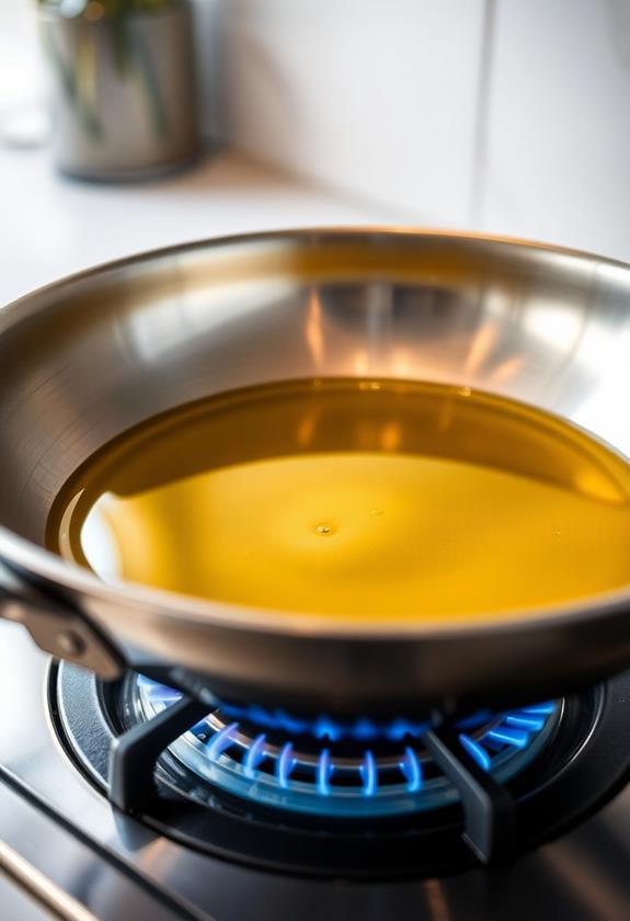 heat oil in skillet