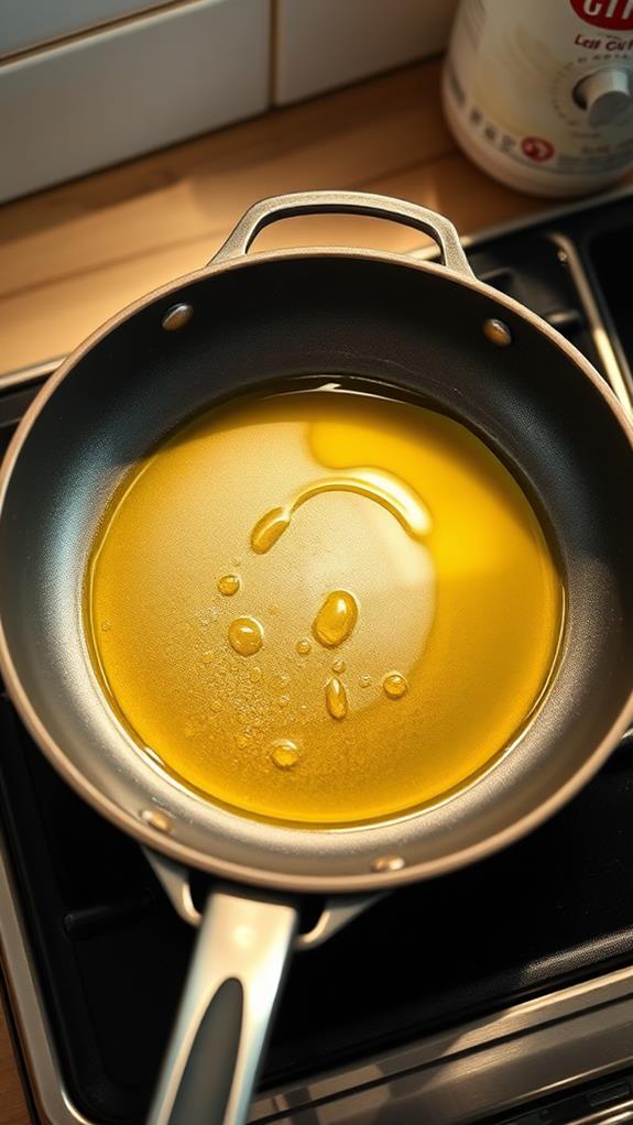 heat oil in skillet