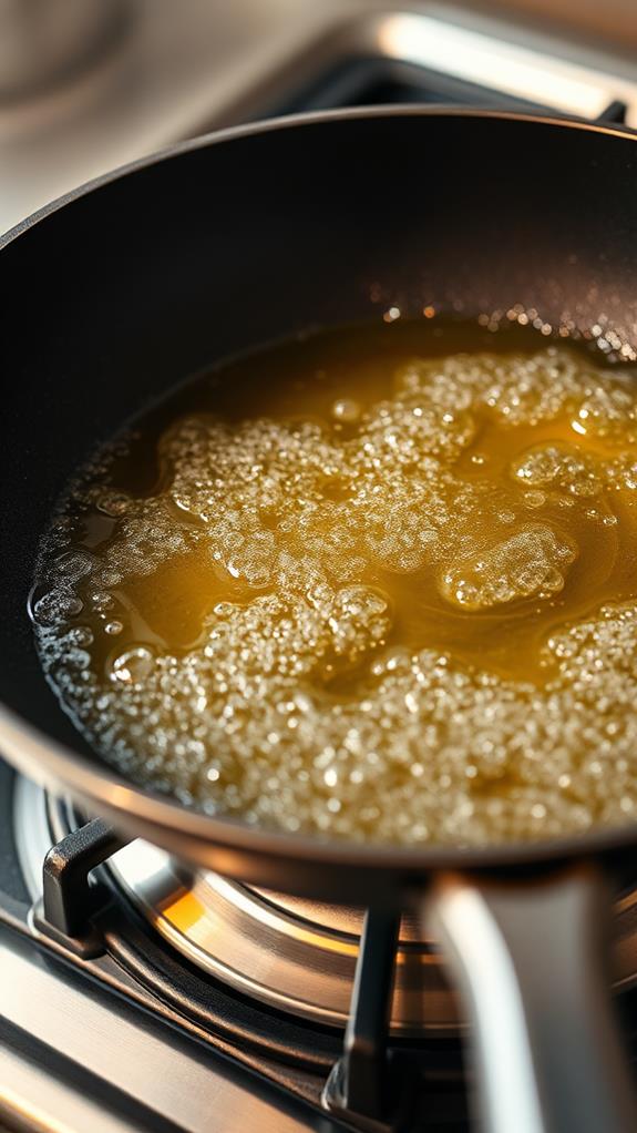 heat oil in skillet