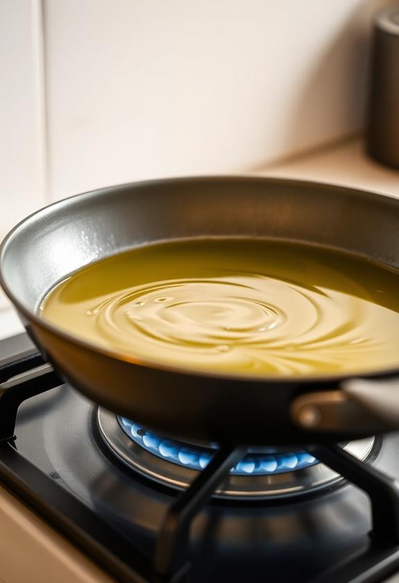 heat oil in skillet