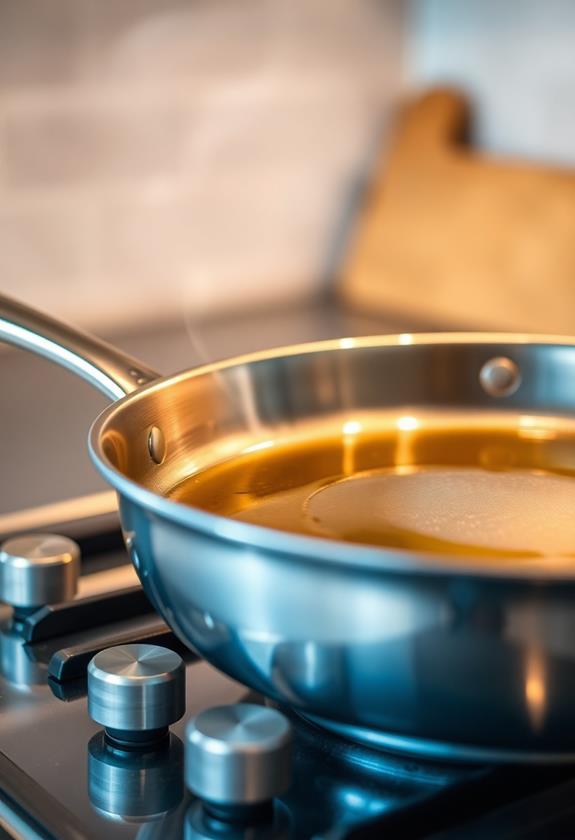 heat oil in skillet