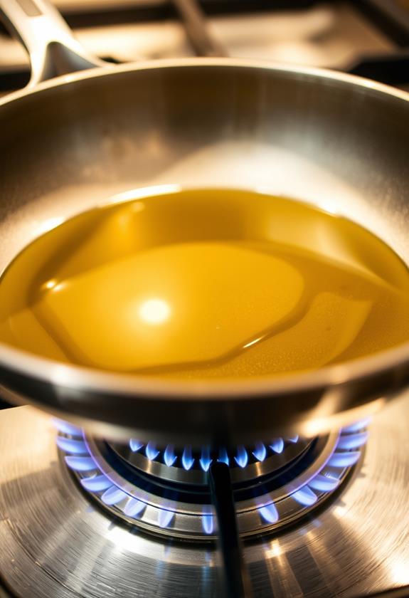 heat oil in skillet