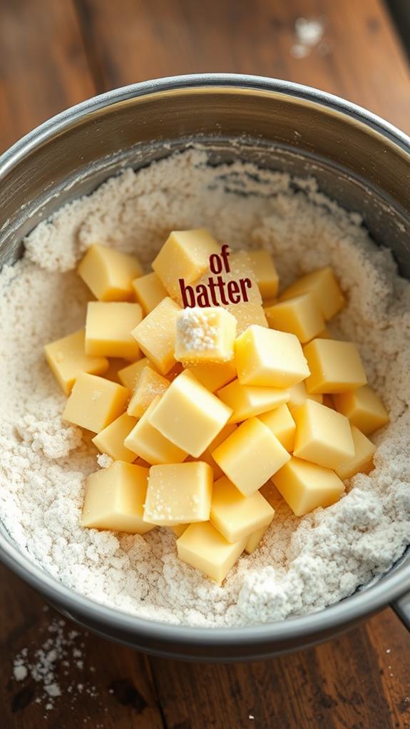 incorporate chilled butter next