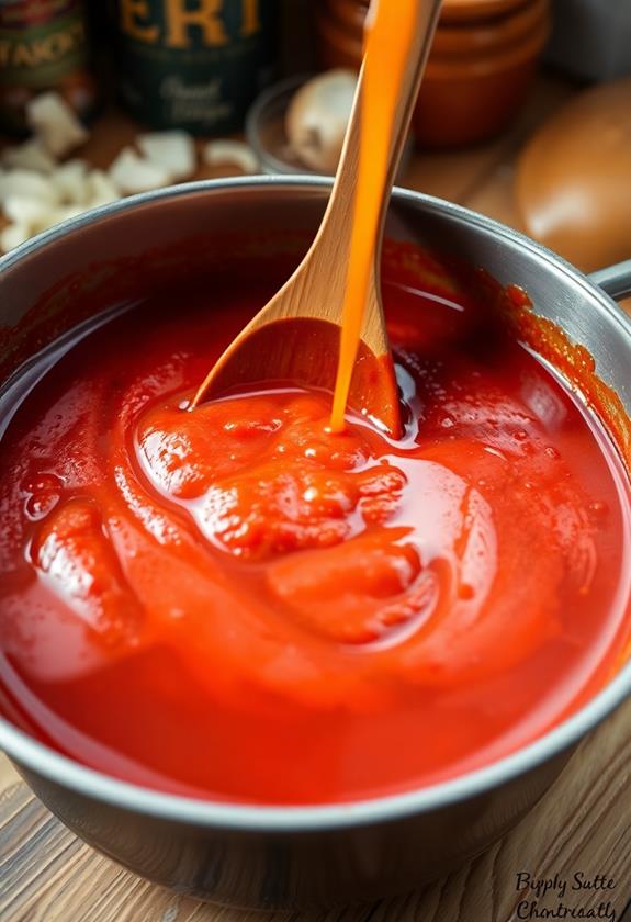 incorporate tomato paste broth