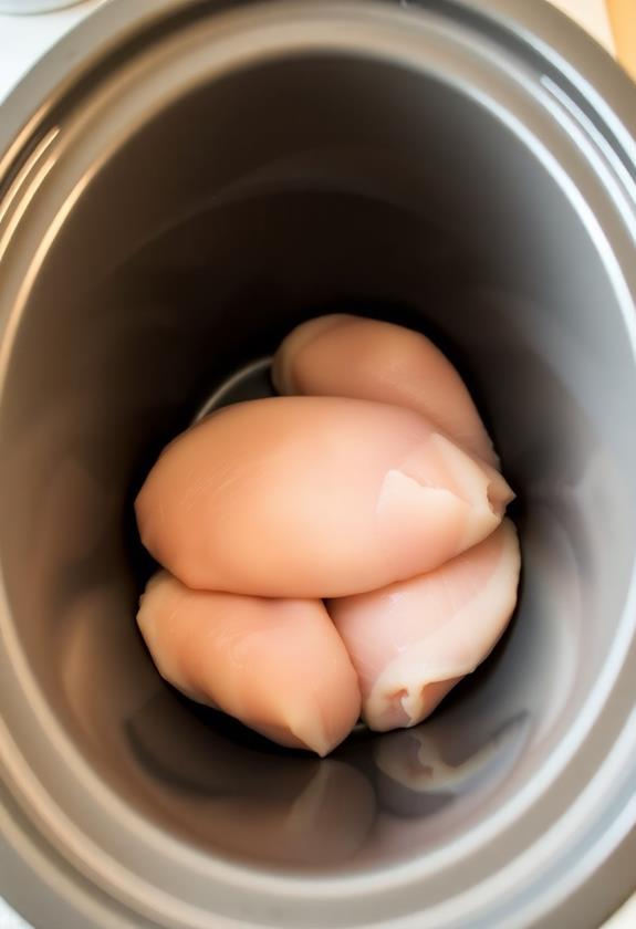 layer chicken in crockpot