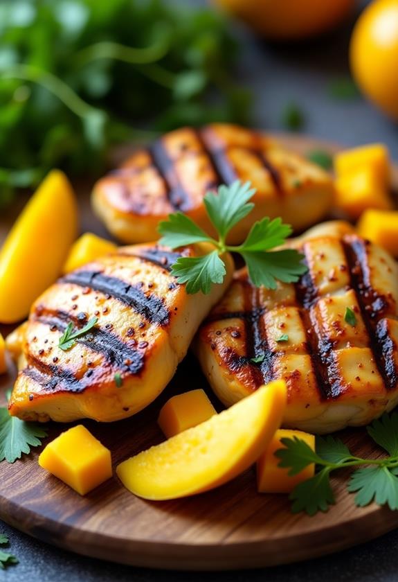 mango chicken grilling instructions