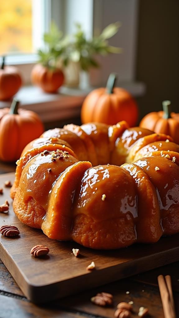 maple pumpkin monkey bread