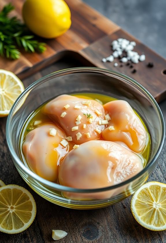 marinate chicken olive oil