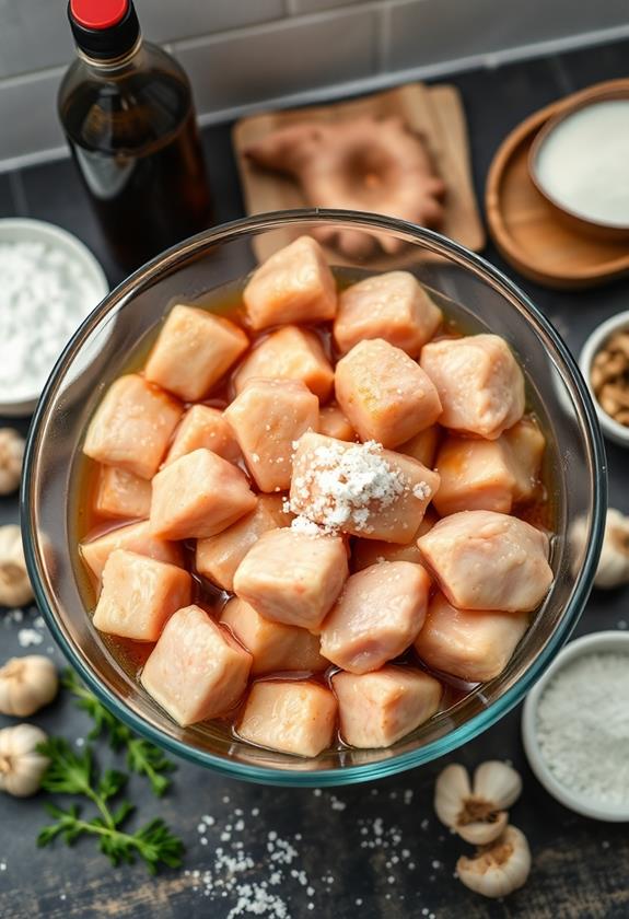 marinate chicken with ingredients