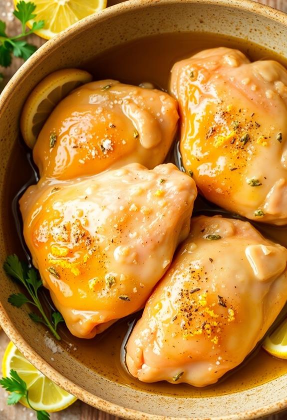 marinate chicken with ingredients