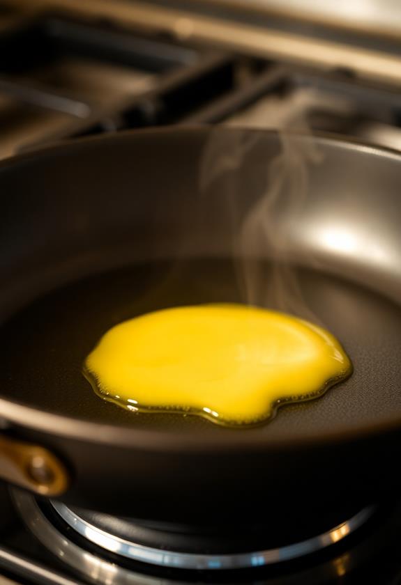 melt butter in skillet