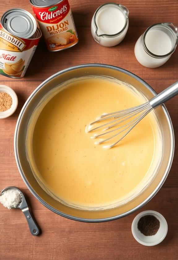 mix creamy sauce ingredients