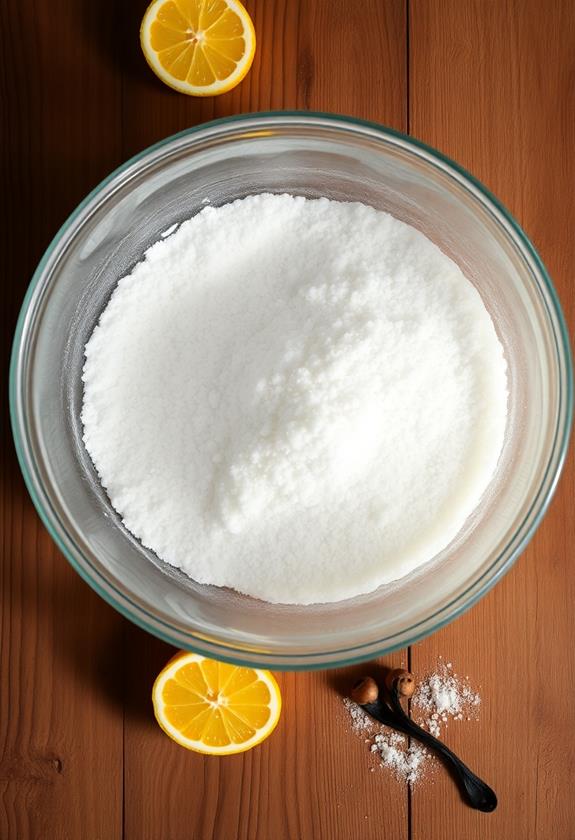 mix sugar and cornstarch